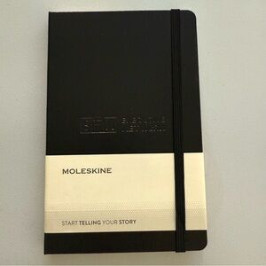 ❤️NWOT Moleskine - Black Classic Hardcover Notebook - 4.5" x 7"